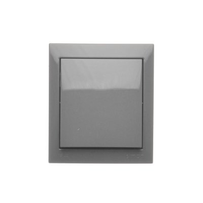 Splash-proof single switch, IP44, 10AX
