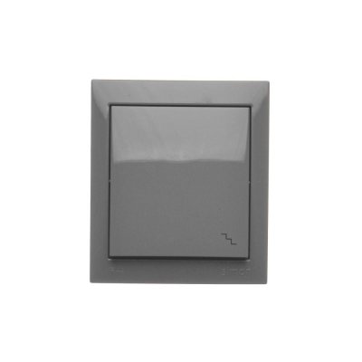 Splash-proof two-way switch with indicator light, IP44, 16AX