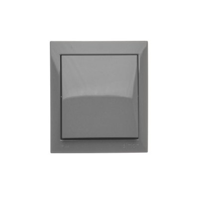 Splash-proof intermediate switch without pictogram, IP44, 10AX