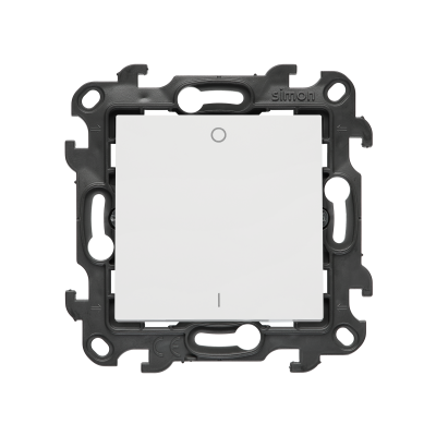 Two-pole switch, (module), Simon 24, IP20/IP44, 10AX