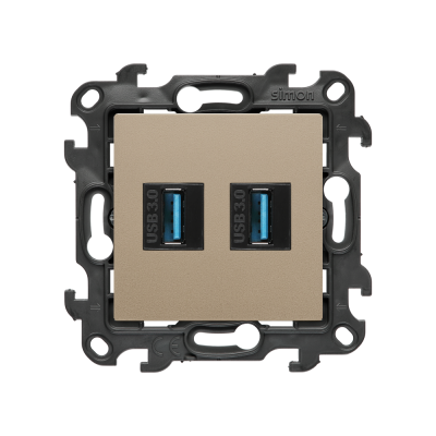 Dviguba USB-A 3.0 duomenų perdavimo jungtis (modulis), „Simon 24“, IP20