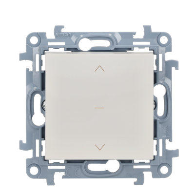 Three positions (1-0-2) single roller blind switch, 10A