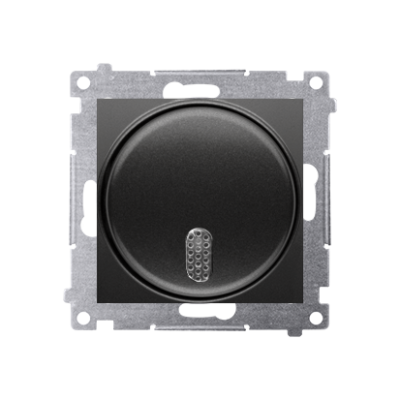 Simon 54 electronic bell, black matt