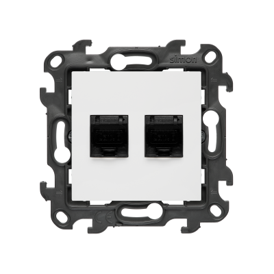 Dviguba IT lizdas RJ45, 6 kategorija (modulis), „Simon 24“, IP20
