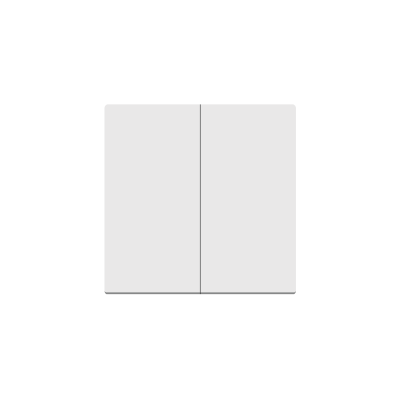 Buttoms for quadruple pushbutton / double roller blind pushbutton without pictogram, (rocker), Simon 24, IP20