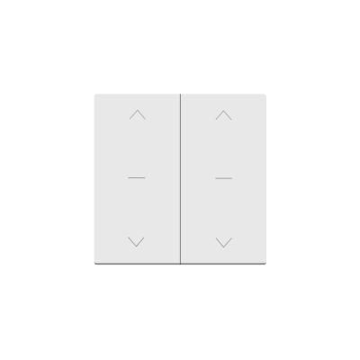 Buttoms for quadruple pushbutton / double roller blind pushbutton with pictogram, (rocker), Simon 24, IP20