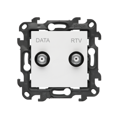 TV-DATA final aerial socket, (module), Simon 24, IP20