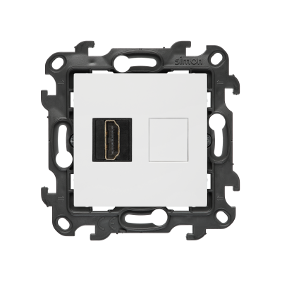 HDMI 2.1 vienos lizdo jungtis (modulis), „Simon 24“, IP20/IP44, HDMI standartas: HDMI 2.1