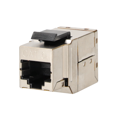 RJ45 category 6 computer socket insert, shielded (FTP), F-F socket