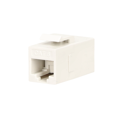 RJ45 category 6 computer socket insert, unshielded (UTP), F-F socket