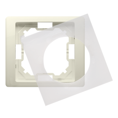 Simon Basic Neos IP 44 single frame, beige