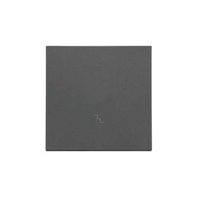 Simon 55 single button for switches and push buttons, graphite mat