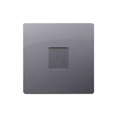 Simon Basic blind element without metal support (frame installation only), silver matt, metalic