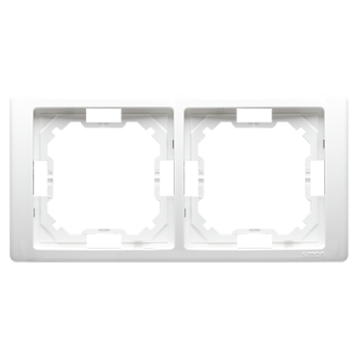 Simon Basic Neos double frame, white