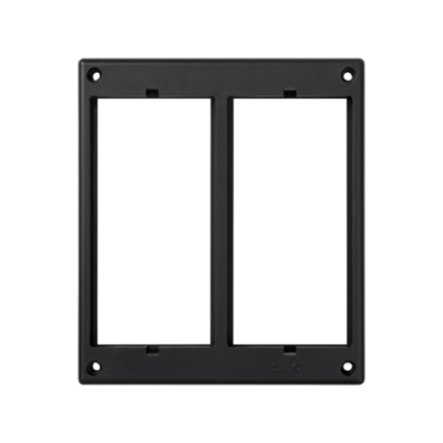 Frame, Simon 500, 2×S500, Spare piece, for SIMON 500 floor boxes, grey graphite