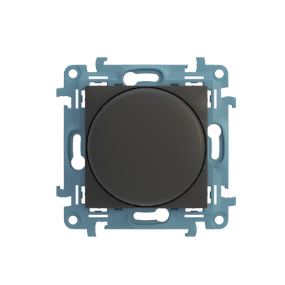 Dimmer for dimmable LED's, rotary-push, 1 pole