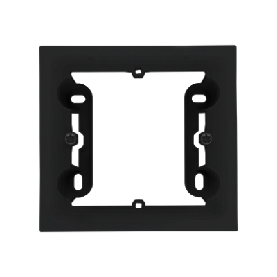 Simon 55 single surface mounted box, black matt