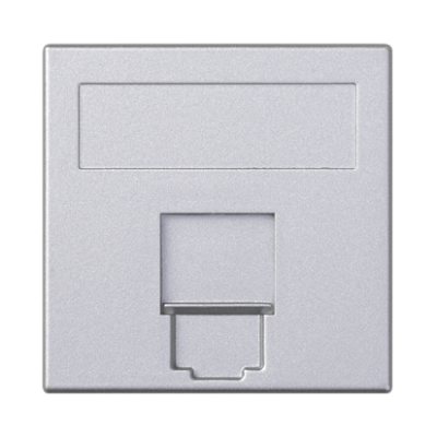 IT/telephone plague, Simon 500, BELGENCDT, Single Flat With cover, 50×50mm, aluminum
