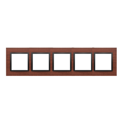 Quintuple frame, wood