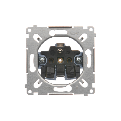 Simon 54 single socket outlet with earthing, (Mechanism), 16A, 250V, quick connection