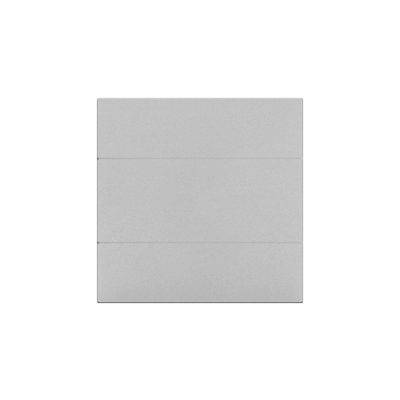 Simon 55 blind element without metal support (frame installation only), (cover), matt aluminum