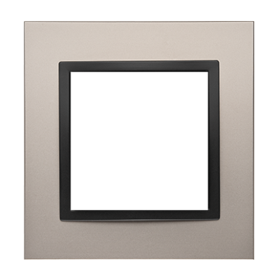 Simon 54 Nature single frame, metal, satin night