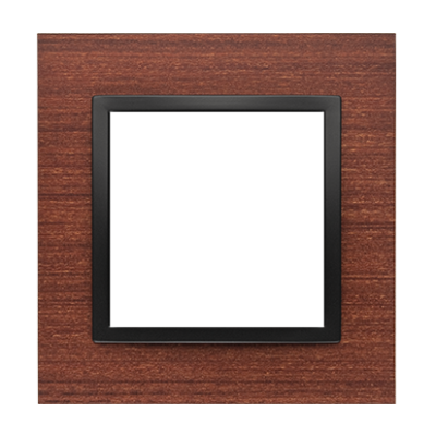 Simon 54 Nature single frame, wood, black walnut
