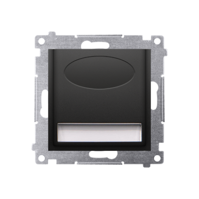 Simon 54 LED luminaire, 230V, black matt