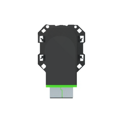 Front kit for 1 element with 1 iO switch