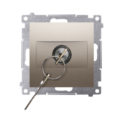 Made-to-order product, Roller blind momentary switch with key, (module), Simon 54, IP20, 5A