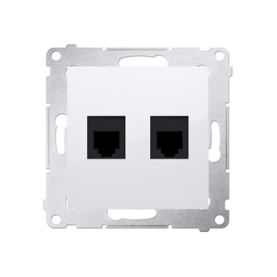 RJ12 dviguba telefono lizdas (modulis)