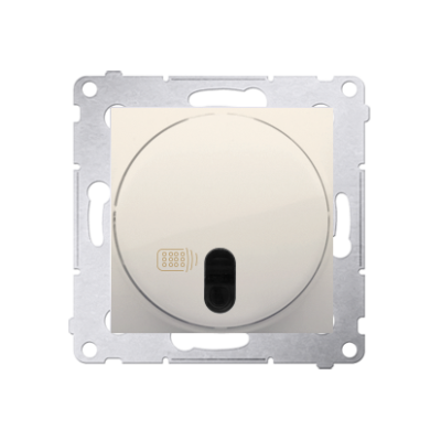 Simon 54 remote controlled switch with relay, 8A, cream white/electro white