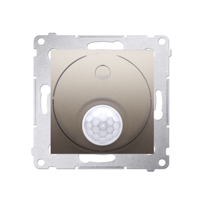 Simon 54 switch with motion sensor and relay, gold matt, metalic