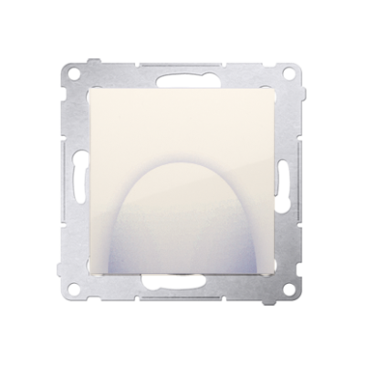 Simon 54 cable input, cream white/electro white