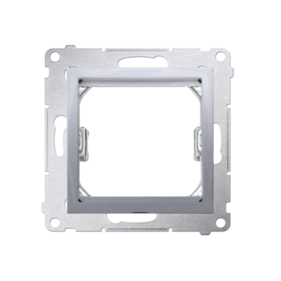 Simon 54 pereinamasis adapteris, skirtas 45x45 mm jungties tipui, matinis sidabras, metalizuotas