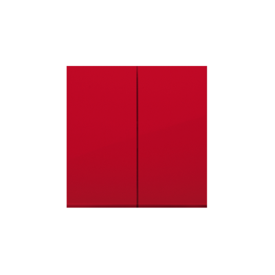 Simon 54 double button for switches and push buttons, red