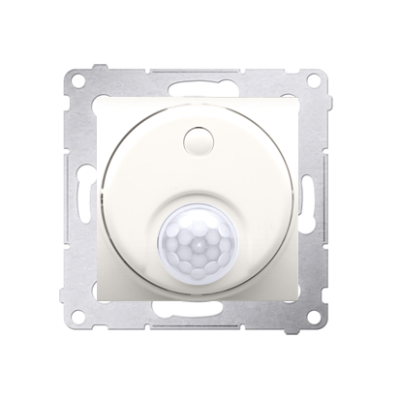 Simon 54 switch with motion sensor, cream white/electro white