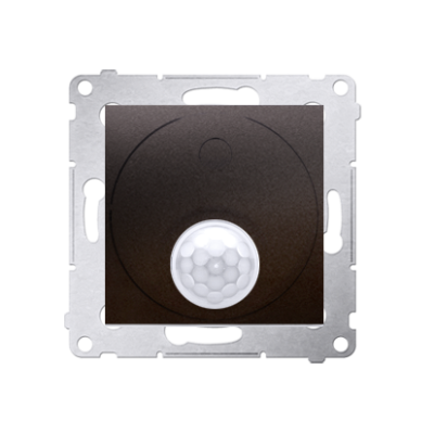 Simon 54 switch with motion sensor and relay for commercial buildings, anthracite, metalic