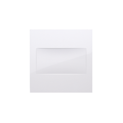 Simon 54 blind element without metal support (frame installation only), white