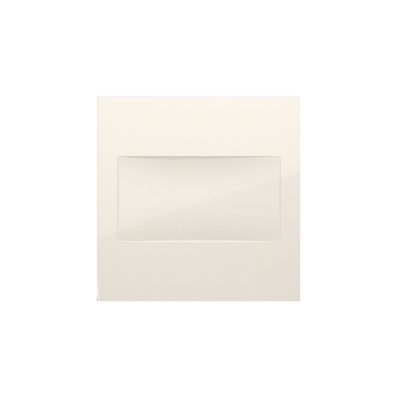 Simon 54 blind element without metal support (frame installation only), cream white/electro white