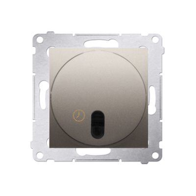 Simon 54 time switch, gold matt, metalic