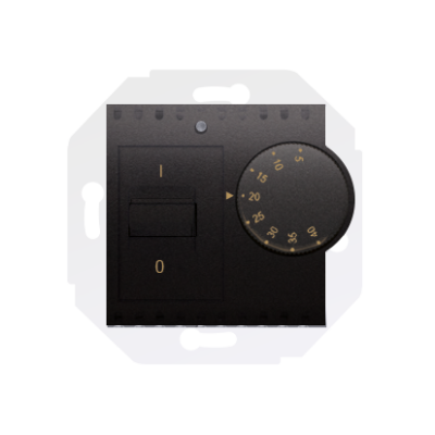 Simon 54 temperature regulator with inner detector, anthracite, metalic