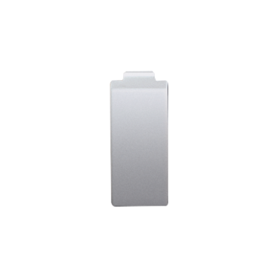 Simon 54 blind for loudspeaker sockets DGL3.01/.., silver matt, metalic
