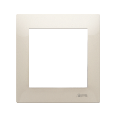 Simon 54 Premium single frame, cream white/electro white