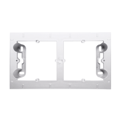Simon 54 Premium double surface mounted box, white