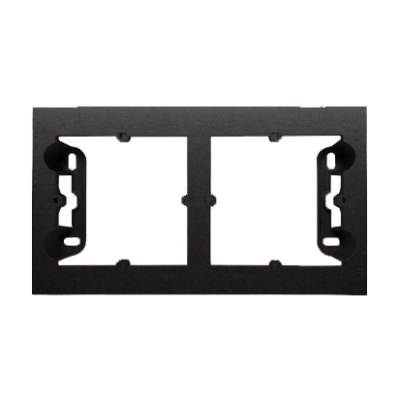 Simon 54 Premium double surface mounted box, anthracite, metalic