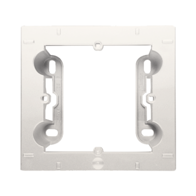 Simon 54 Premium single surface mounted box, cream white/electro white