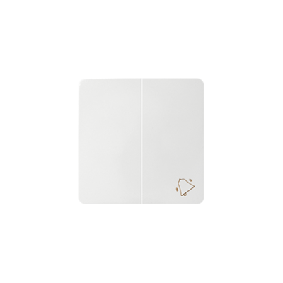 Simon 82 double button for switches and push buttons, white