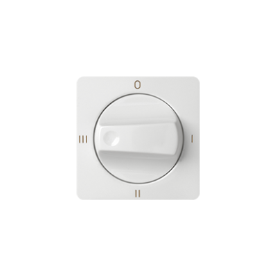 Simon 82 cover for rotary switch (4 positions), white