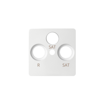 Cover for SAT-SAT-RTV aerial socket